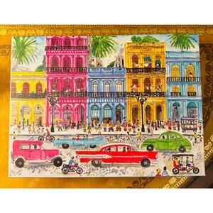 Michael Storrings Cuba 1000 Piece Vibrant Jigsaw Galison Puzzle